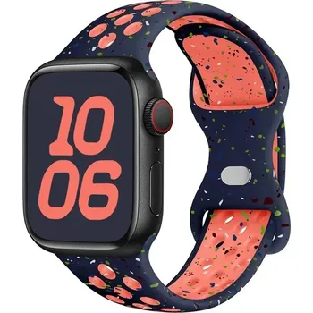 Řemínek na hodinky AW Sportovní řemínek na Apple Watch - Blue Frame Šířka uchycení řemínku: 44/45/46/49mm, Barva: Blue Flame IR-AWGW-0185