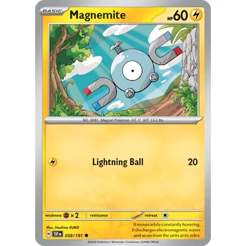 Karetní hra Magnemite 058/191 - Surging Sparks Typ karty: Non-Holo