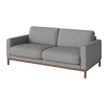 Sedací souprava North, Čalounění Bergo grey, Podnož Bělený dub