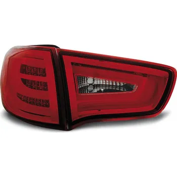 Zadní světlomet TUNING-TEC Zadní světla Kia Sportage III 10- červený/krystal LED BAR