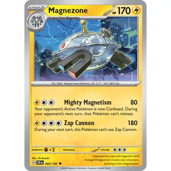 Karetní hra Magnezone 060/191 - Surging Sparks Typ karty: Reverse Holo