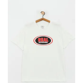 Pánské tričko Real Oval (white/red/black) XL, bílá