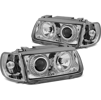 Přední světlomet TUNING-TEC Přední světla VW Polo 6N 95-98 HTB ANGEL EYES chrom
