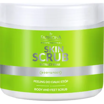 Tělový peeling Farmona skin scrub extrakt hruška peeling na tělo a nohy 500 g