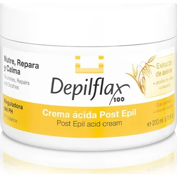 Pleťový krém Depilflax 100 krém s kyselinou glykolovou po depilaci 200 ml