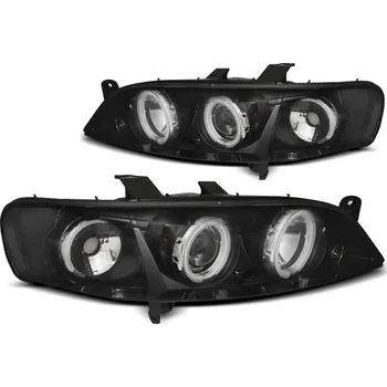 Přední světlomet TUNING-TEC Přední světla Opel Vectra B 99-02 CCFL Angel Eyes - černé