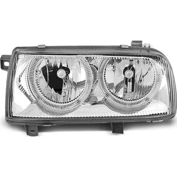 Přední světlomet TUNING-TEC Přední světla VW Vento 91-98 Angel Eyes - chrom 1