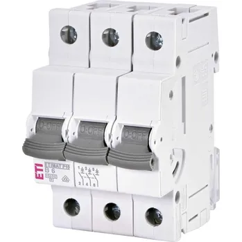 Jistič 001901307 Jistič ETIMAT P10 B 3p 6A 10kA, ETI