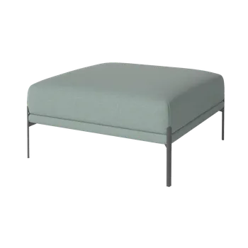 Pohovka Caisa, Čalounění Nantes blue grey, Podnož Černá