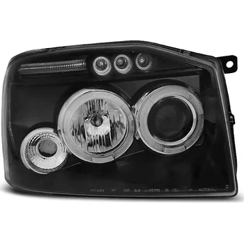 Přední světlomet TUNING-TEC Přední světla Nissan Navara D40/ Pathifinder 05-10 Angel Eyes CCFL - černé