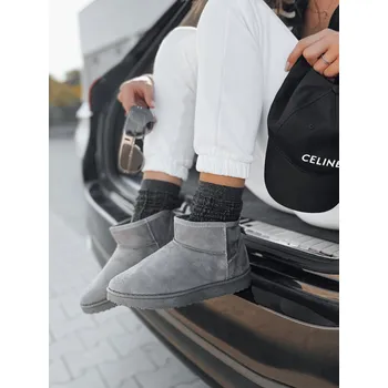 Dámské kozačky Dámské boty OASIS ZY0401 Barva: Světle Šedá, Velikost: 38