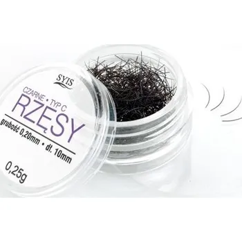 Péče o řasy a obočí Syis - řasy C 0,20 x 10 mm 0,25 g
