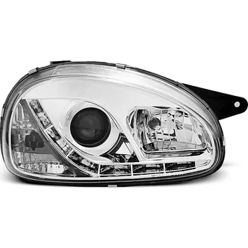 Přední světlomet TUNING-TEC Přední světla Opel Corsa B 93-00 - chrom