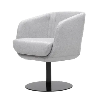 Křeslo Shelly, Čalounění Felt 622 Red, podnože chrom