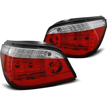 Zadní světlomet TUNING-TEC Zadní světla BMW E60 07-09 sedan - červené/ bílé LED SEQ