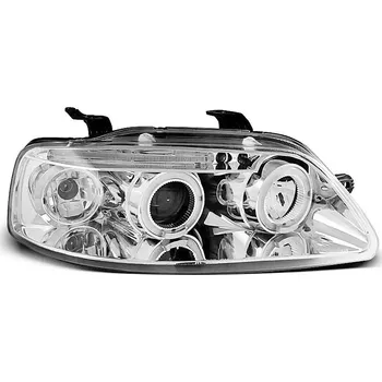 Přední světlomet TUNING-TEC Přední světla Chevrolet Aveo 03-06 Angel Eyes - chrom