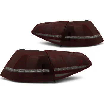 Zadní světlomet TUNING-TEC Zadní světla VW Golf VII 13- HTB - červené/kouřové LED SEQ