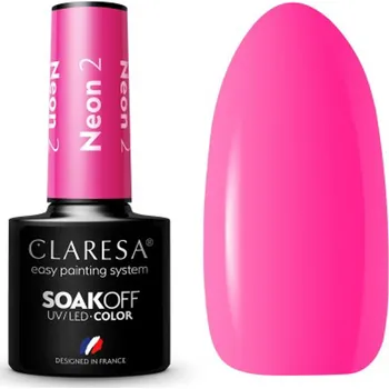 Lak na nehty CLARESA Hybridní lak NEON 2 -5g