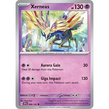 Sběratelská karetní hra Xerneas 088/191 - Surging Sparks Typ karty: Non-Holo