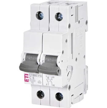 Jistič 001901127 Jistič ETIMAT P10 C 1p+N 6A 10kA, ETI