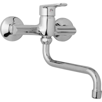 Vodovodní baterie JB Sanitary Nástěnná dřezová a umyvadlová baterie FINERY, rozteč 150 mm, trubkové ramínko 300 mm