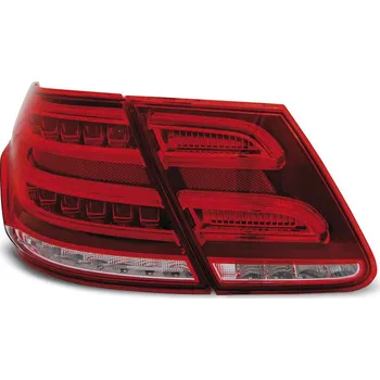 Zadní světlomet TUNING-TEC Zadní světla Mercedes Benz W212 E-Klasse 09-13 sedan - červené/krystal LED BAR 1