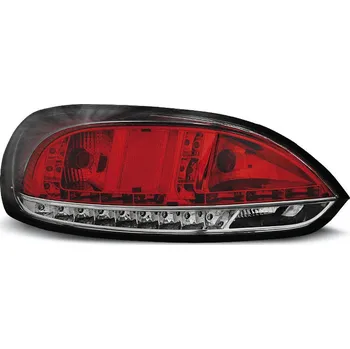 Zadní světlomet TUNING-TEC Zadní světla VW Scirocco III 08+ červená/krystal LED BAR 1