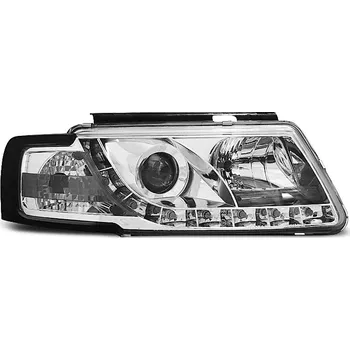 Přední světlomet TUNING-TEC Přední světla VW Passat B5 3B 96-00 s denním svícením + RL - chrom