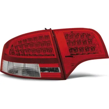 Zadní světlomet TUNING-TEC Zadní světla Audi A4 05-08 sedan - krystal/červené LED