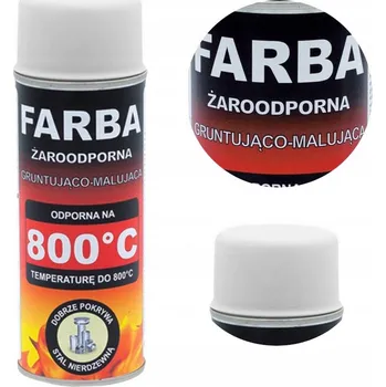 Barva ve spreji BARVA VE SPREJI NA KRB, KAMNA A KOTLE 400 ML HANSA BÍLÁ