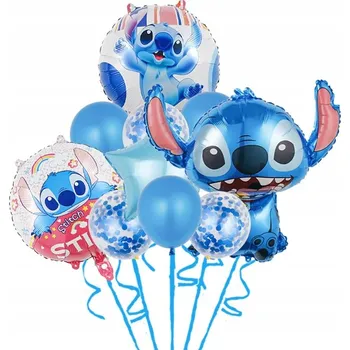 Balónek Sada balónků na narozeninovou oslavu, 10 ks - Příšerka, postavička z pohádky Mimozemšťan