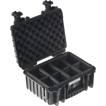 B&W Outdoor Cases Type 3000 / Black (divider system)