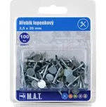 M.A.T. GROUP Hřebík lepenkový 20x2,5mm Zn (100ks)