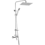 JB Sanitary Sprchová sestava s baterií DOKA s horním vývodem, 25x25cm, s příslušenstvím