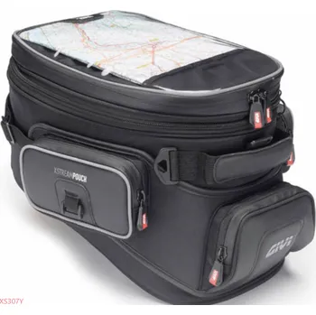 Zavazadlo na motocykl Xs308y tankruksak givi "tanklock" s objímkou na nádrž, na enduro, ,objem 20 l.