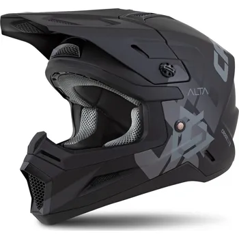 Helma na motorku Přilba Cross Cup 2 Alta Junior, CASSIDA, dětská (černá matná/tmavě šedá) 2026 (Velikost: M (49 až 50 cm))