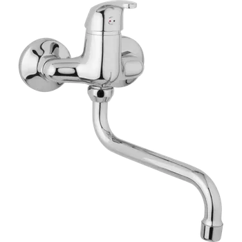 Vodovodní baterie JB Sanitary nástěnná dřezová a umyvadlová baterie SLIM A10 30 50 rozteč 100 mm, trubkové ramínko 300 mm