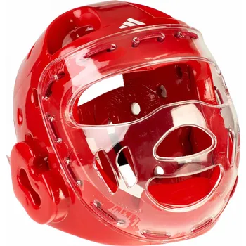 Chránič ruky a předloktí na box a bojový sport ADIDAS Taekwondo Helma s maskou WT approved červená Barva: Modrá, Velikost: S