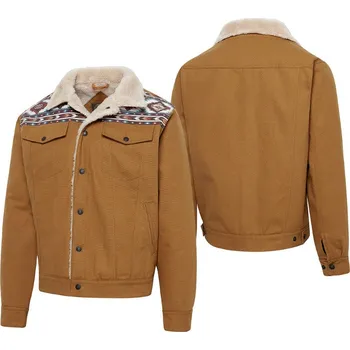 Pánský kabát Stars & Stripes Bunda Carson Stars & Stripes, pánská, hnědá XXL