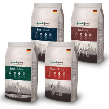 Krmivo pro kočku Venandi Animal – zkušební balení, 4× 1,5 kg
