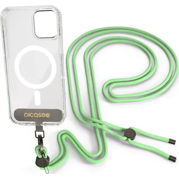 Body Picasee Cross-body phone strap - Zelený
