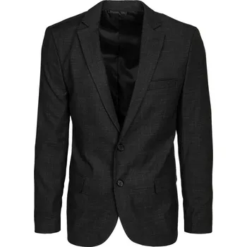 Pánské sako Pánské jednořadé sako MX0619 Barva: Černá, Velikost: L/54