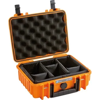 B&W Outdoor Cases Type 1000 / Orange (divider system)