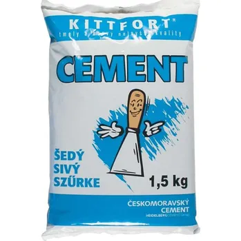 cement Kittfort Cement šedý 1,5 kg