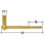 DOMAX Držák čepu d 13mm/106mm CW13/106