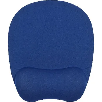 Podložka pod myš Powerton Podložka pod myš, ergonomická, paměťová pěna, námořnická modrá, Powerton WPEPE6-NB
