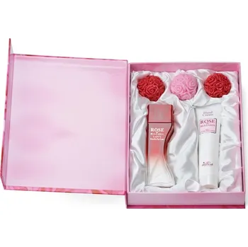 Kosmetická sada BioFresh elegantní dárkový set - parfém, krém na ruce a tři krásná mýdla