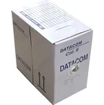 DATACOM kabel licna C6 UTP PVC 305m box šedý