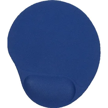 Podložka pod myš Powerton Podložka pod myš, ergonomická, gelová, námořnická modrá, Powerton WPEPE4-NB