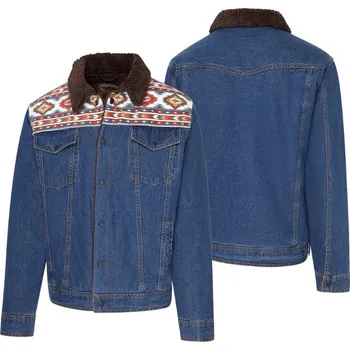 Pánský kabát Stars & Stripes Bunda džínová Bullock Stars & Stripes, pánská, blue S